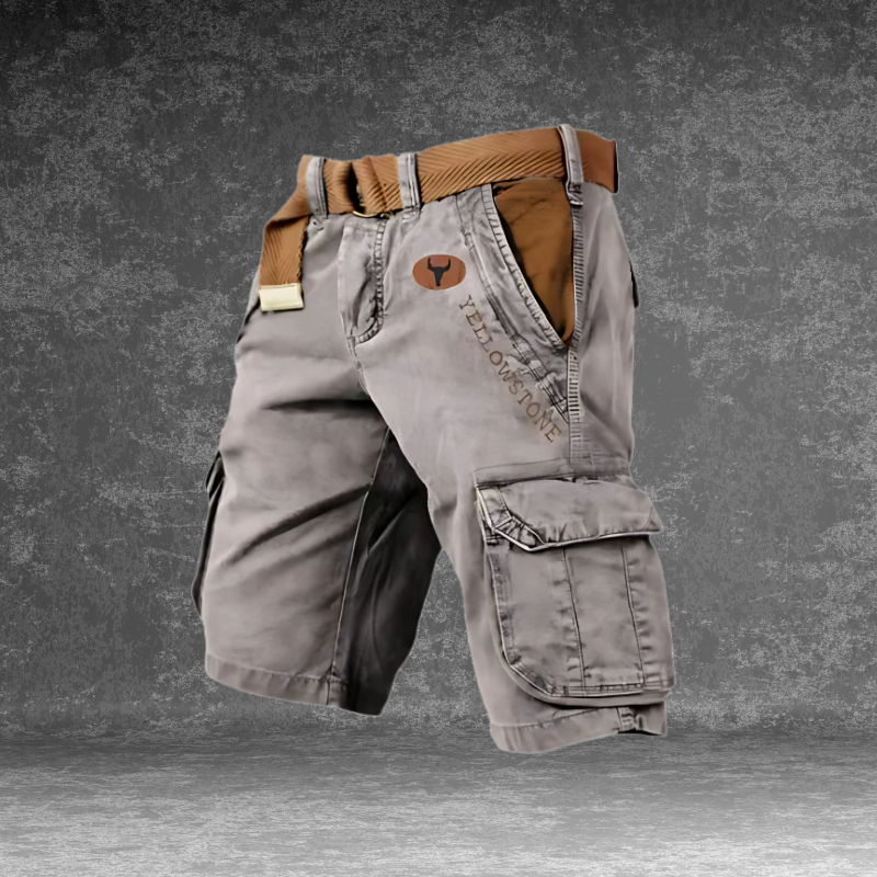 Enzo | 6-Pocket Utility Cargo Shorts