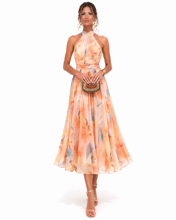 Livia | Sunset Grace Maxi Dress