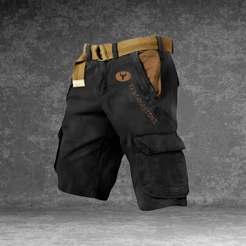 Enzo | 6-Pocket Utility Cargo Shorts