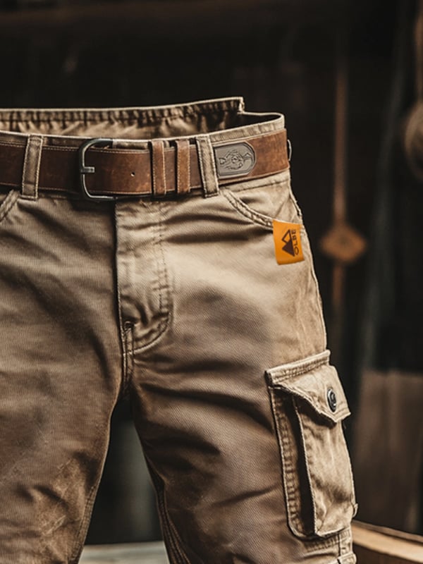 Mason | Retro Utility Cargo Shorts