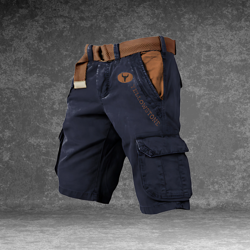 Enzo | 6-Pocket Utility Cargo Shorts