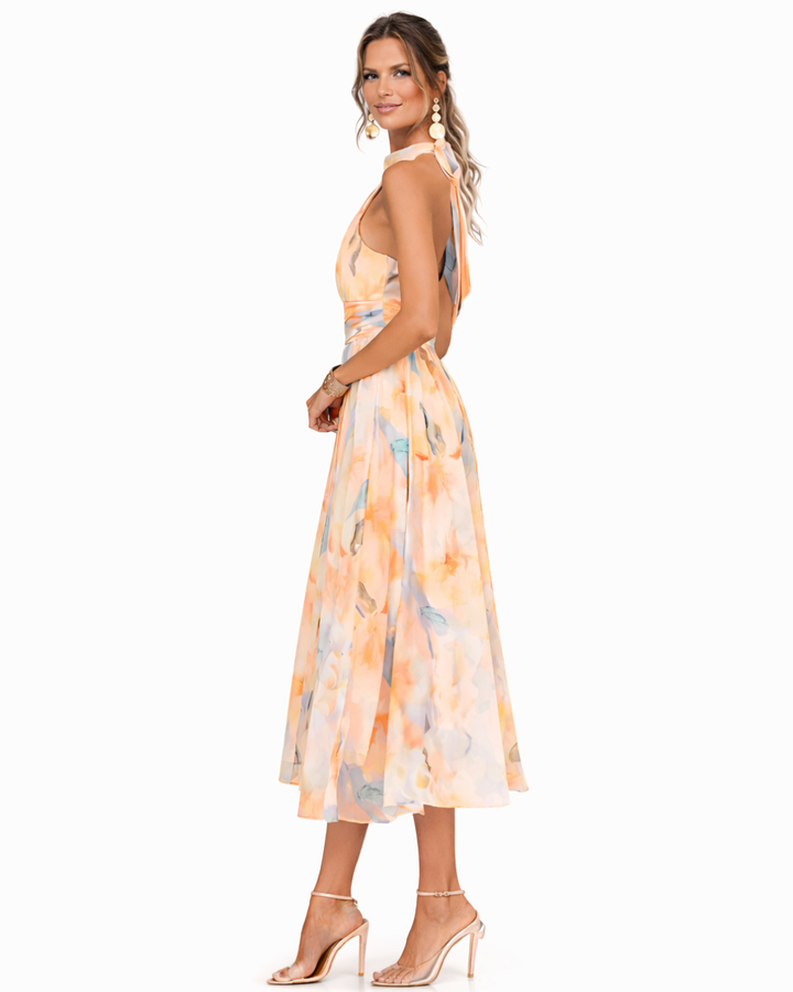Livia | Sunset Grace Maxi Dress