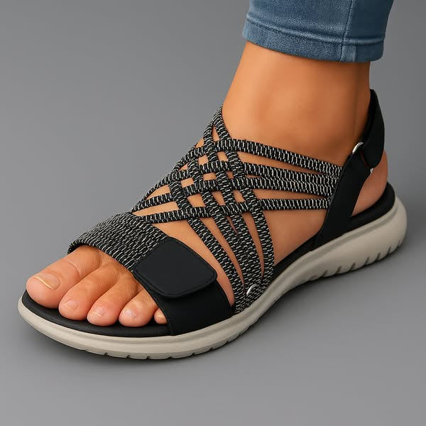 Mira™ | Woven Comfort Flex Sandals
