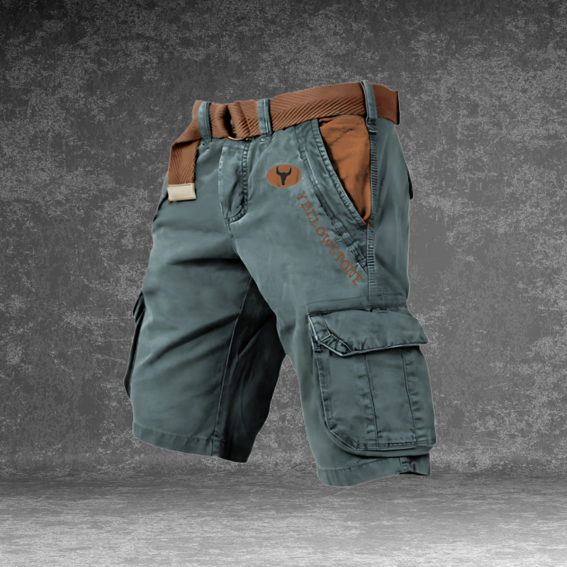 Enzo | 6-Pocket Utility Cargo Shorts