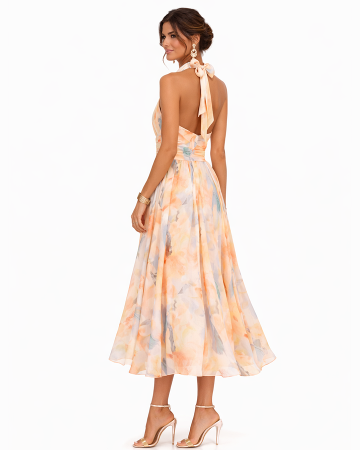 Livia | Sunset Grace Maxi Dress