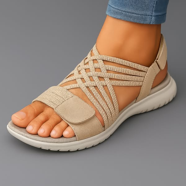 Mira™ | Woven Comfort Flex Sandals