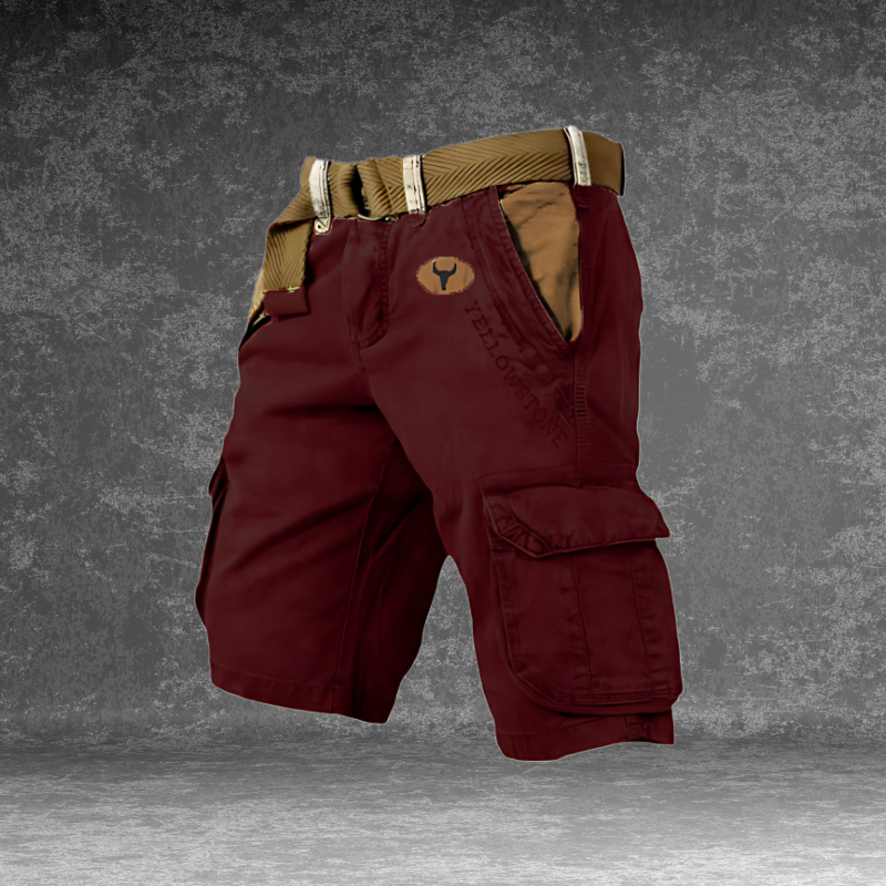 Enzo | 6-Pocket Utility Cargo Shorts