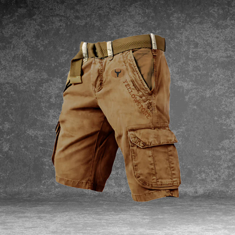 Enzo | 6-Pocket Utility Cargo Shorts