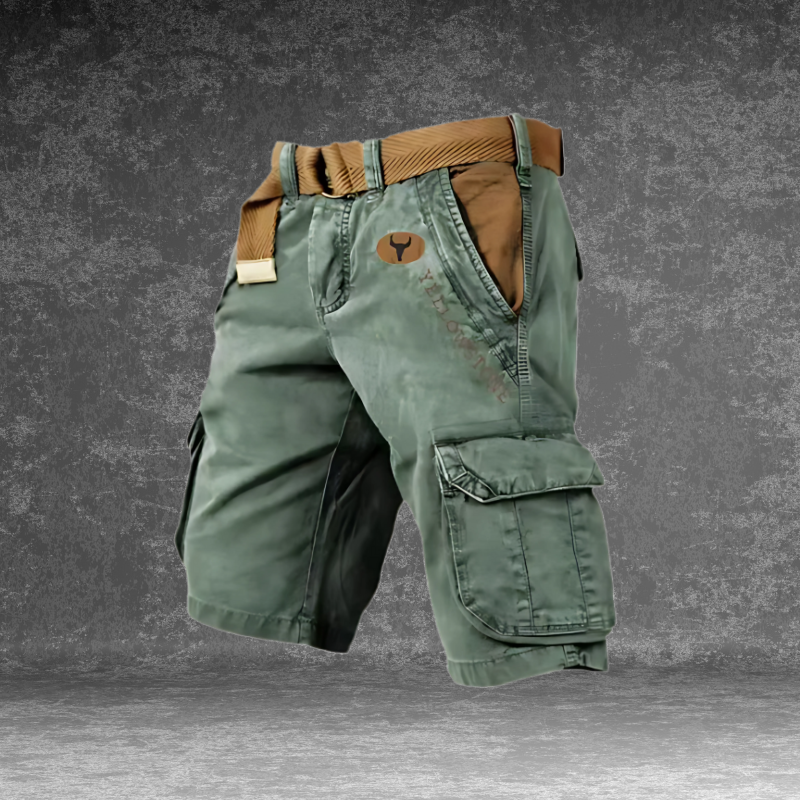 Enzo | 6-Pocket Utility Cargo Shorts