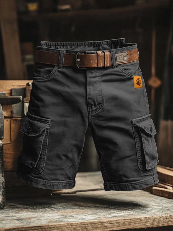 Mason | Retro Utility Cargo Shorts