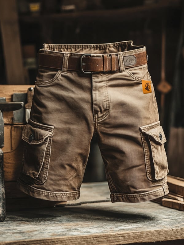 Mason | Retro Utility Cargo Shorts