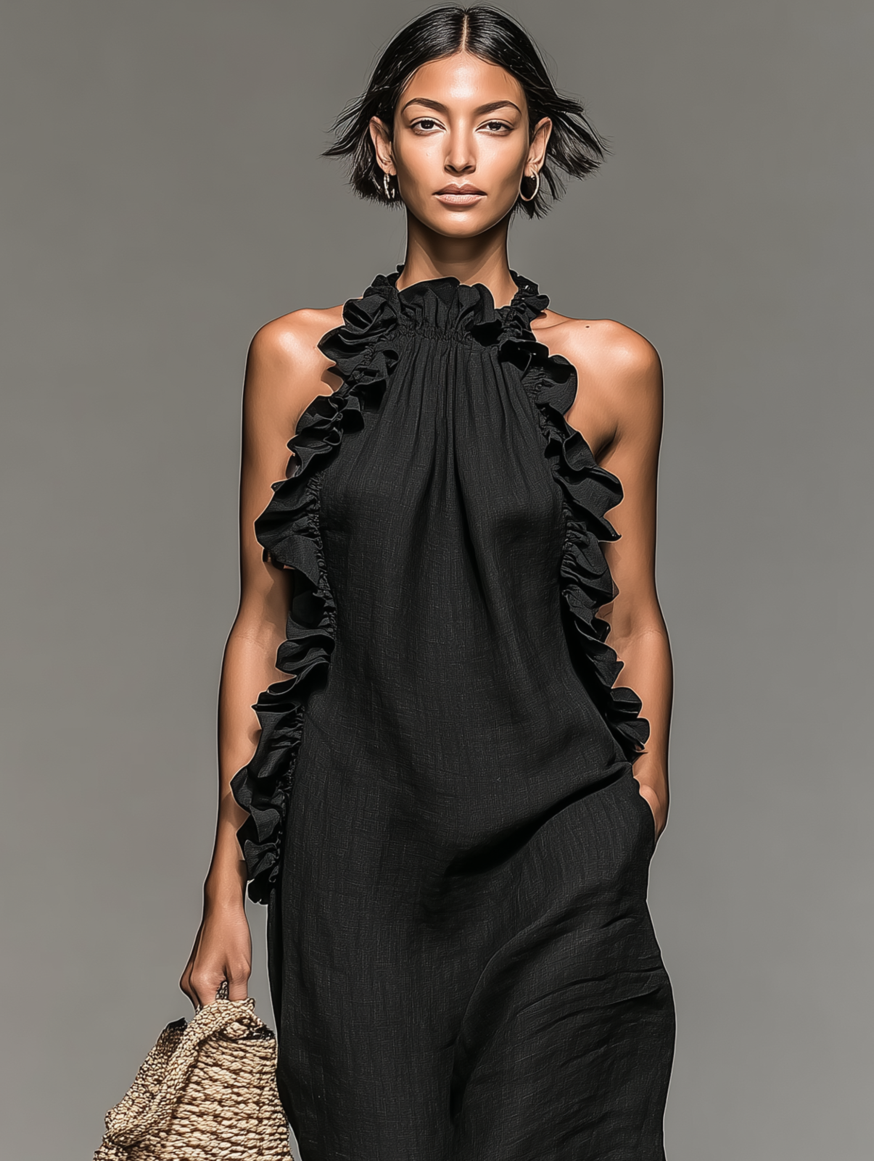 Luna | Flowing Ruffle Maxi Dress