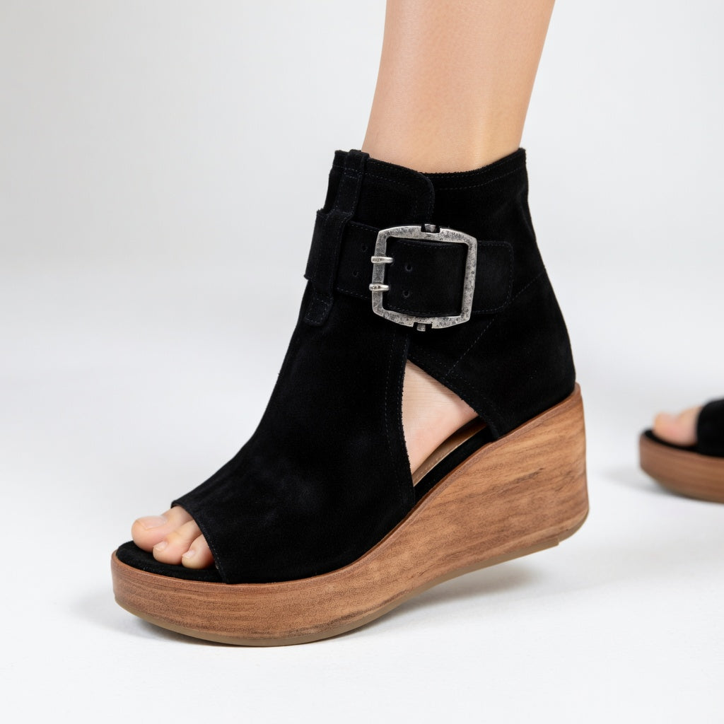 Sienna | Comfort Wedge Ankle Sandals