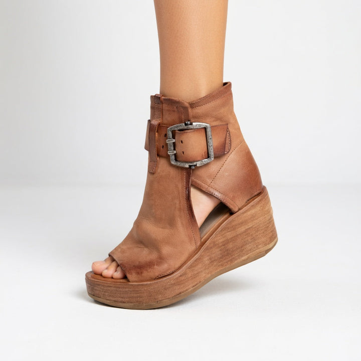 Sienna | Comfort Wedge Ankle Sandals