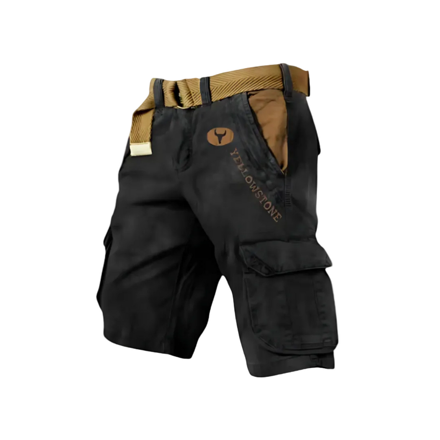 Enzo | 6-Pocket Utility Cargo Shorts