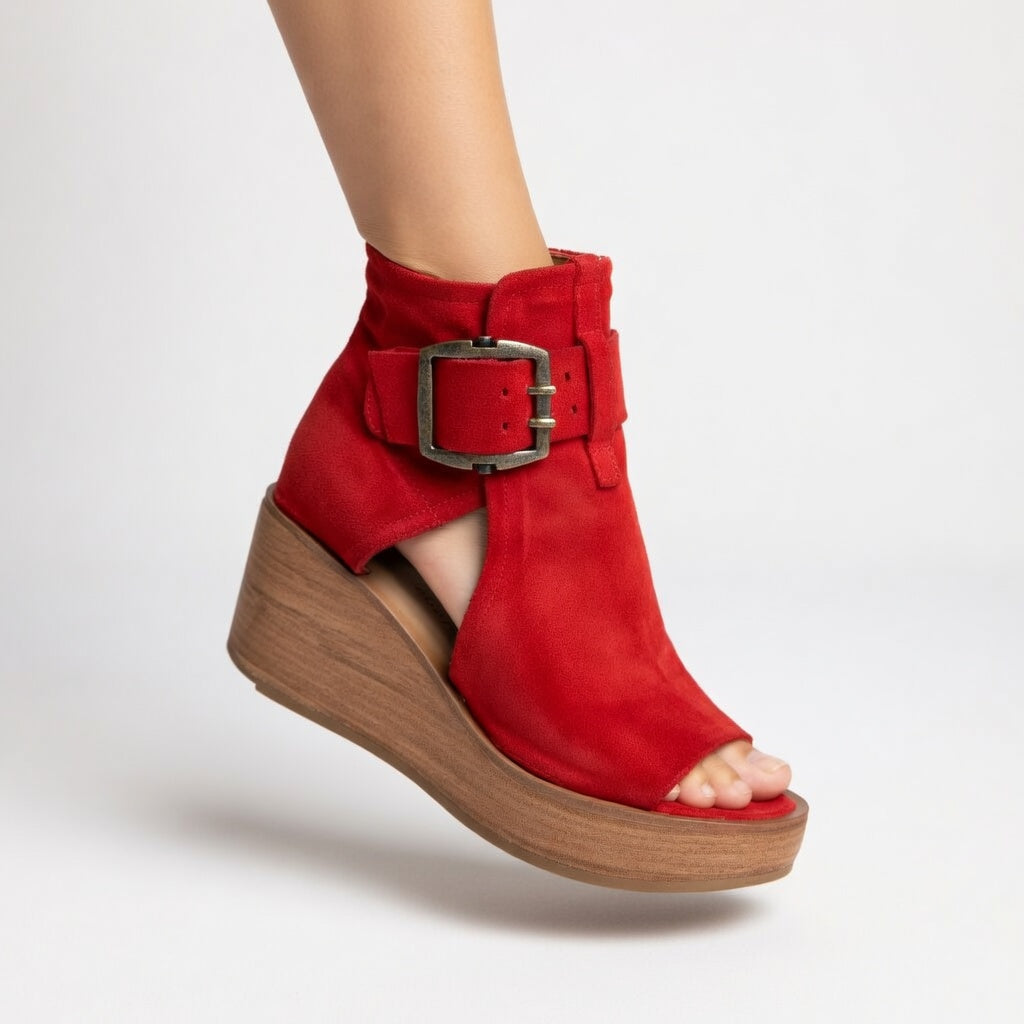 Sienna | Comfort Wedge Ankle Sandals
