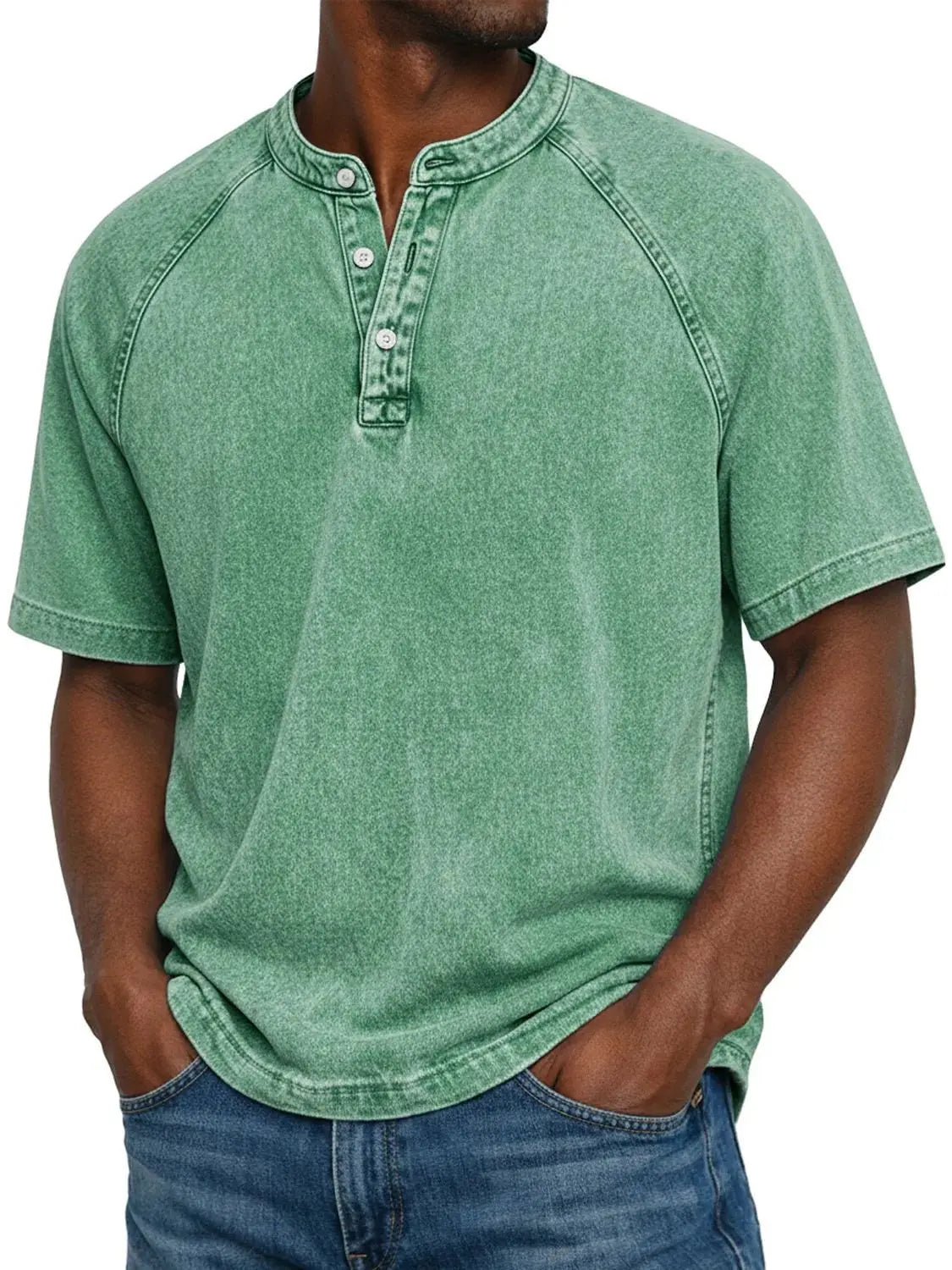 Milo | Vintage Wash Henley Tee