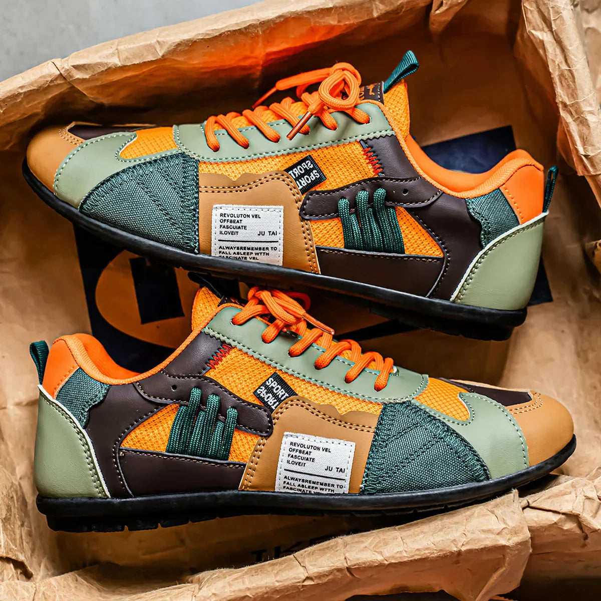 Milan | Retro Colour Pop Sneakers