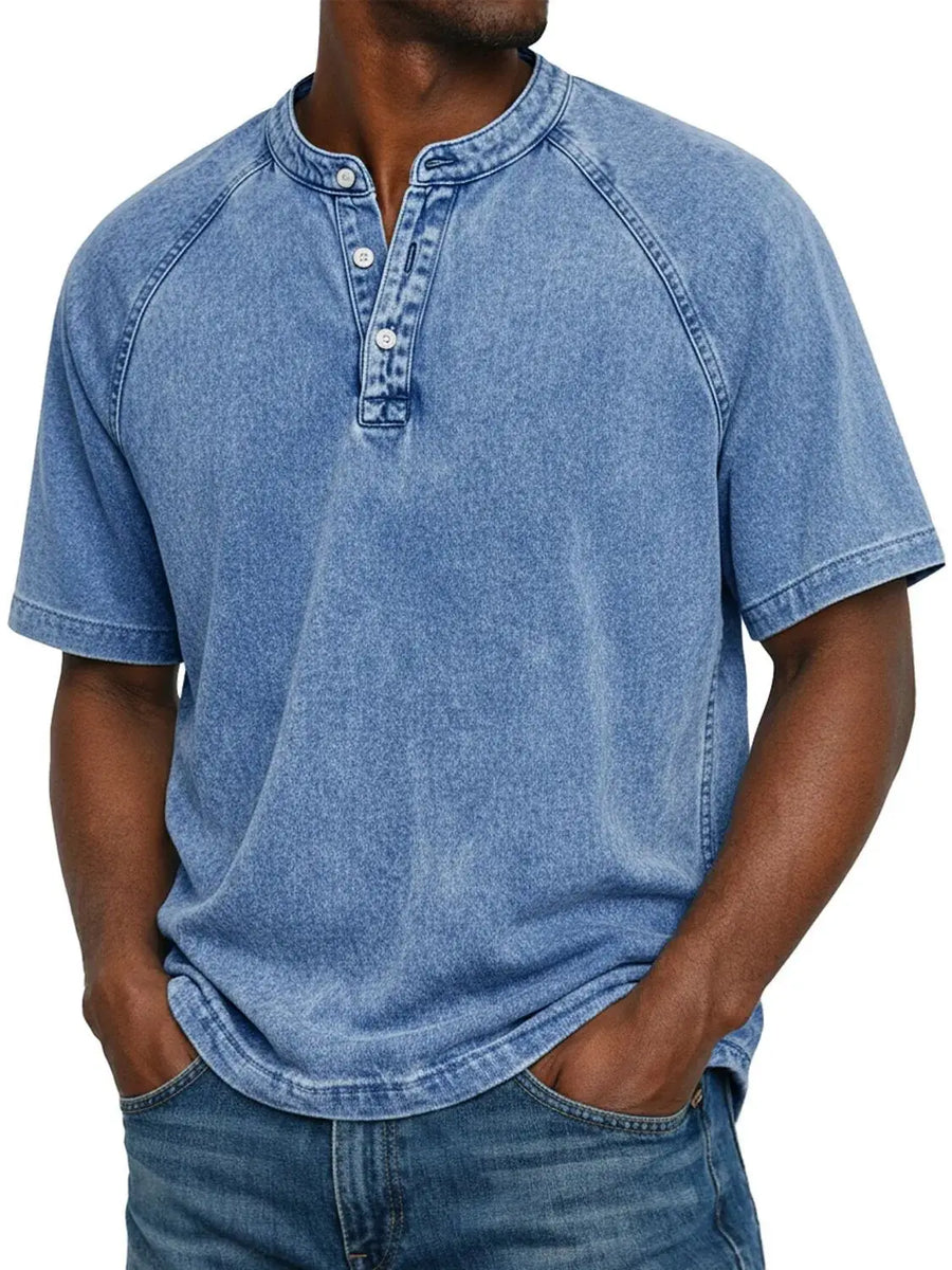 Milo | Vintage Wash Henley Tee