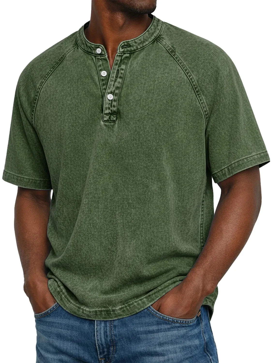 Milo | Vintage Wash Henley Tee