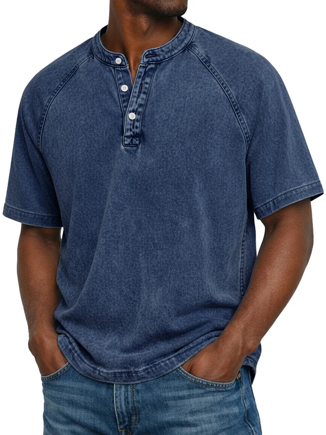 Milo | Vintage Wash Henley Tee