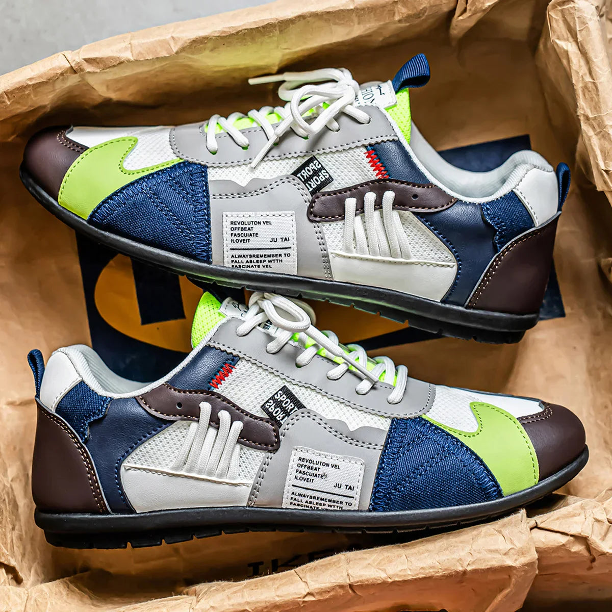 Milan | Retro Colour Pop Sneakers