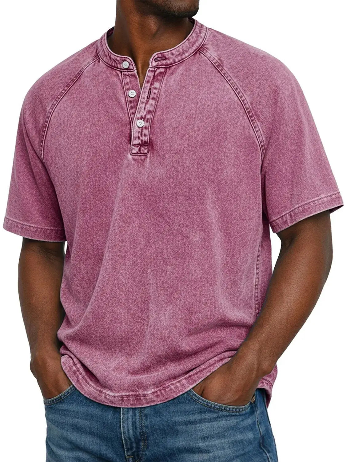 Milo | Vintage Wash Henley Tee