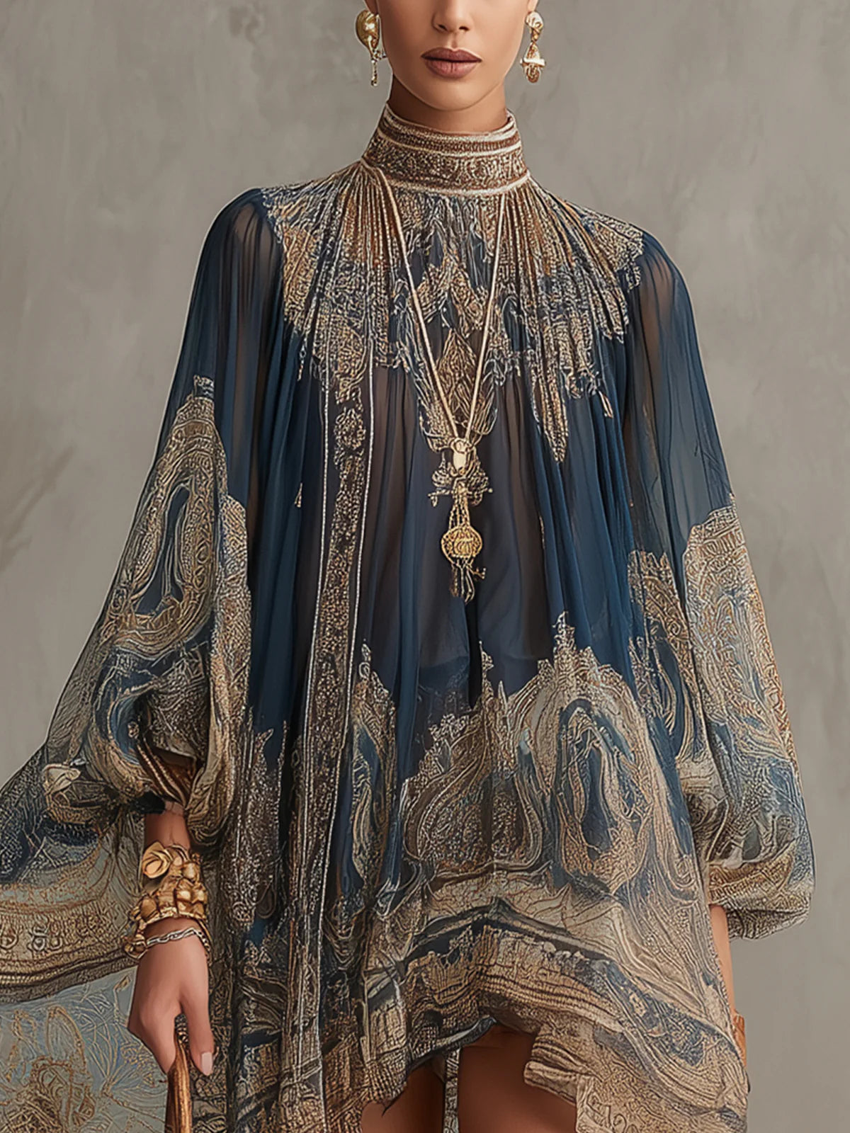 Celestia | Imperial Silk Boho Dress