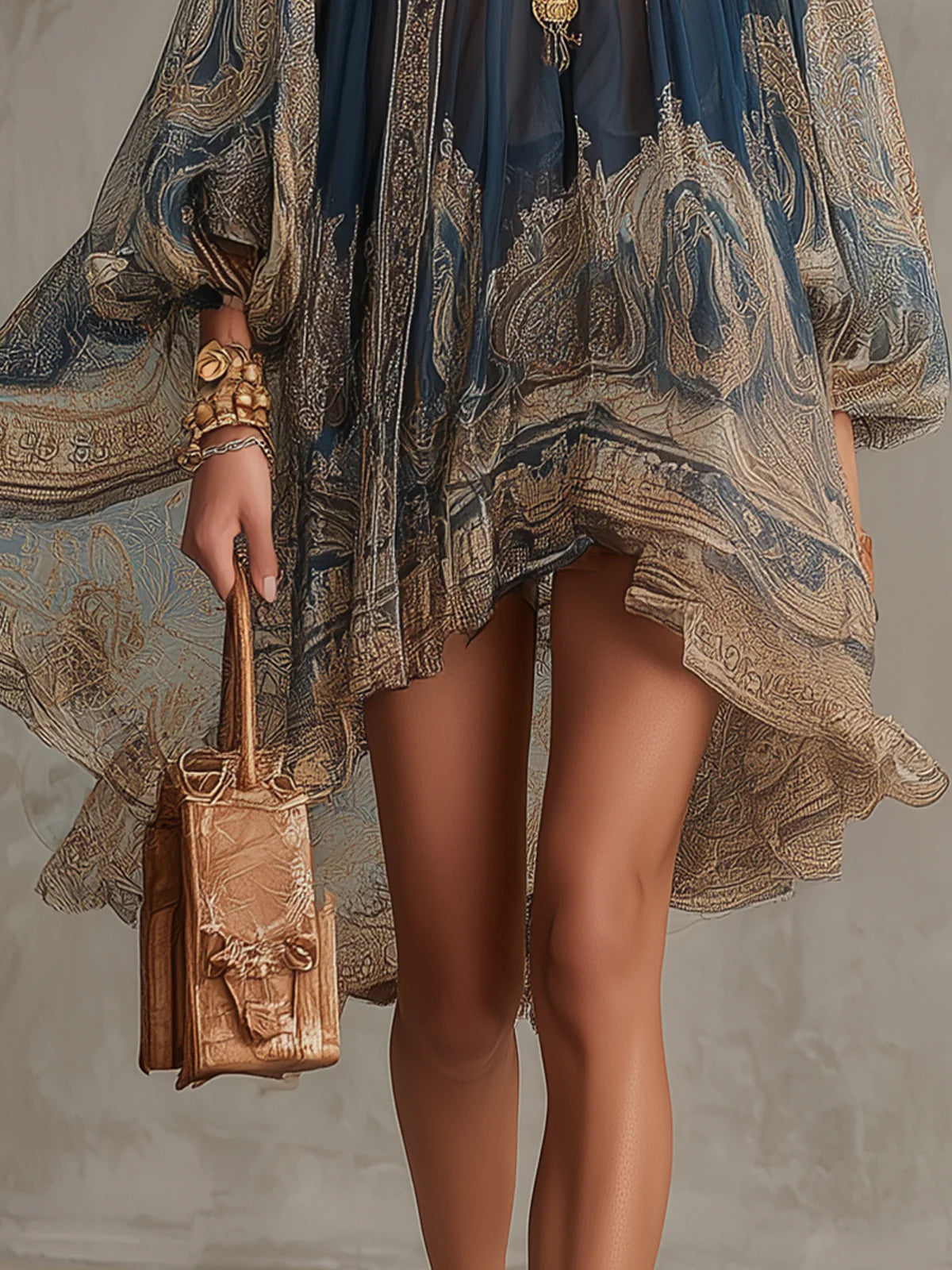 Celestia | Imperial Silk Boho Dress
