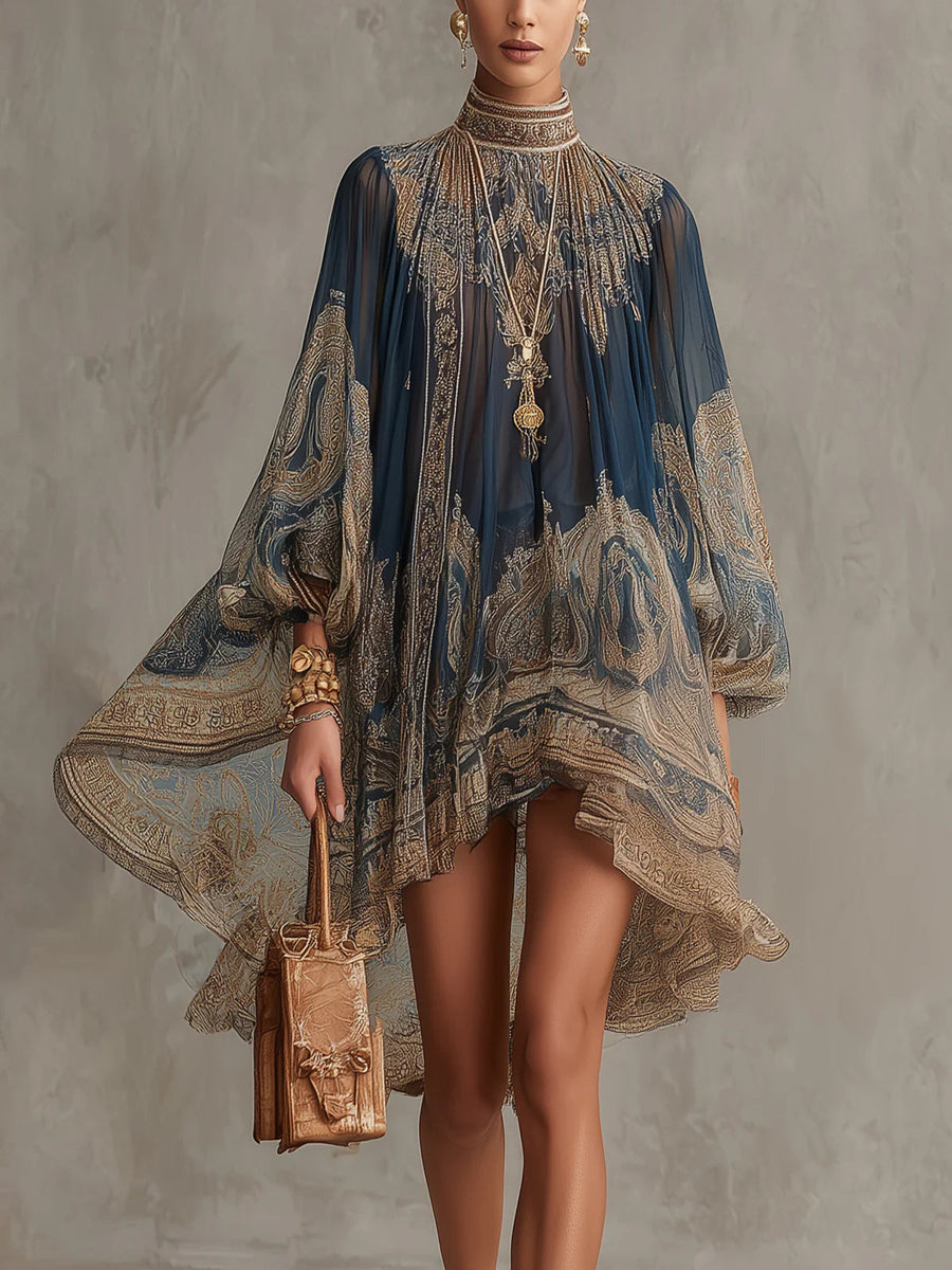Celestia | Imperial Silk Boho Dress